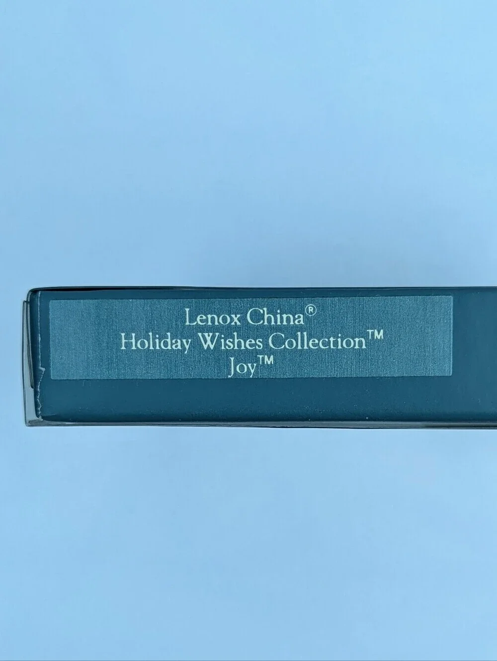 Lenox Holiday Wishes Collection Joy Porcelain Holiday Christmas Ornament
